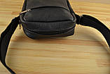 Сумка шкіряна МУЖЧНА через плече/Мессенджер шкіряний на 3 відділення Барсетка шкіра, фото 10