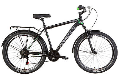 Велосипед 26" Formula MAGNUM 2021 (чорно-зелений (м))