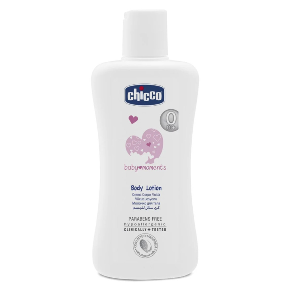 Лосьйон для тіла 200 мл Chicco Baby Moments (8059147053297)