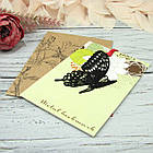 Закладка для книги, блокота, планера Чорний Метелик ZKL003, фото 2