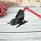 Закладка для книги, блокота, планера Чорний Метелик ZKL003, фото 3