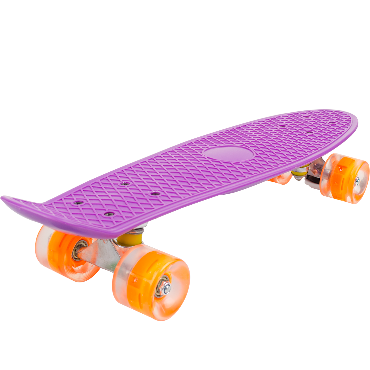 Пеніборд фіолетовий зі світними колесами Penny Board 22 Original