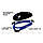 Черепашка MMA RDX Сarbon чорно-синя, фото 7