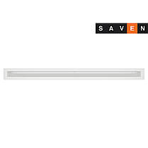Вентиляційна решітка для каміна SAVEN Loft 60х800 біла, фото 3