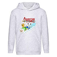 Худі дитячий Час Пригод 005 (Adventure time) сіра (ADT 005), розміри 98-104-116-128-140-152-164