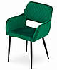Стілець AMALFI зелений оксамит, фото 8