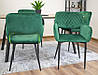 Стілець AMALFI зелений оксамит, фото 2