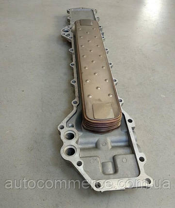 Радіатор оливообмінника з кришкою БАЗ-А148 (5сот), фото 2