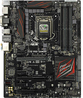 Материнська плата ASUS Z170 PRO GAMING Socket LGA1151 Intel Z170 SATA 3.0 USB 3.0 M. 2 (б/у) +планка, фото 4