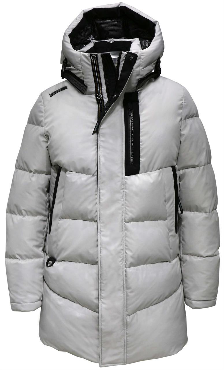Зимова сітло-сіра чоловіча куртка San Crony ,48,50,52, SCM-IW526-С/922 (св.сіра)
