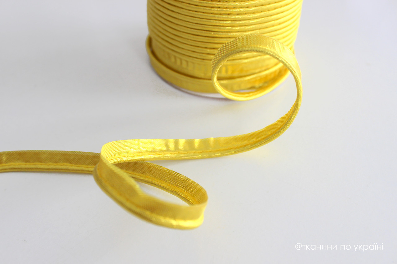 Кант атласний золото 10 мм