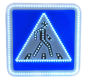 Світлодіодний дорожній знак PWL 24W Пішохідний перехід IP65