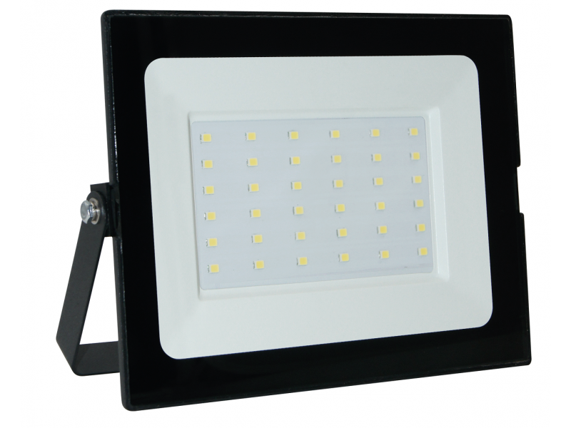 Світлодіодний прожектор Luxel 183х132х36мм 175-260V 30W IP65 (LED-LPM-30С 30W)