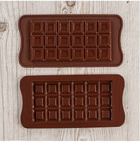 Силіконова форма плитка шоколаду "Плитка" (18 комірок)