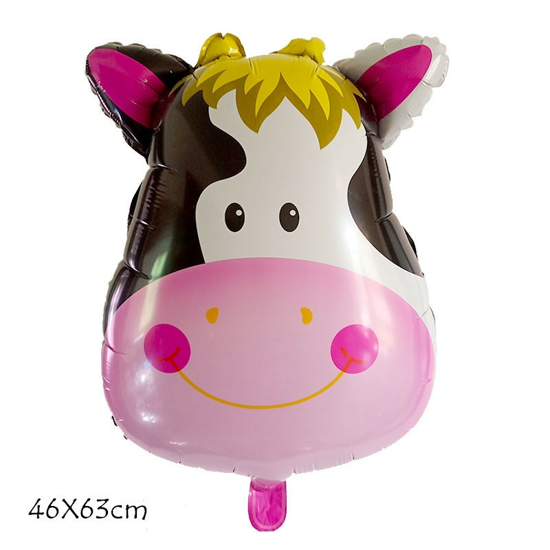 Фольгована кулька фігура Корова 46х63 см, фото 1