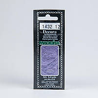 1432 Нить Мулине фиолетового цвета Decora Madeira 5 m 4-х слойные филамент 100% вискоза