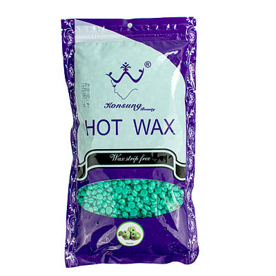 Віск для депіляції в гранулах 1000г Konsung Hard Wax Beans" Алое