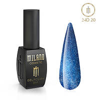 Гель лаки для маникюра ногтей светящийся кошачий глаз 24D Milano 8м № 20 8ml (коротких красивый маникюр)