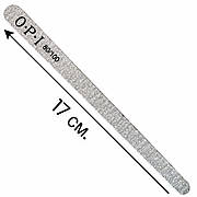 Пилочка для нігтів OPI "Крапля", тонка/овальна 80/100 грит.
