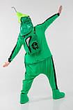 Зелений AmongUs "Амонг Ас" карнавальний костюм для аніматорів, фото 5