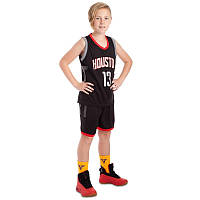 Форма баскетбольная детская, подростковая Basketball Unifrom NBA Houston Rockets (BA-0968) L (рост 140-150 см)