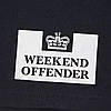 Шорти Weekend Offender Спортивні чоловічі чорні, Бриджі трикотажні принт Вікенд Оффендер, Капрі з кишенями, фото 5
