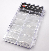 Верхні форми (тіпси) JINHONG NAIL ART для полигеля, квадратні/різні розміри, 100шт./уп.