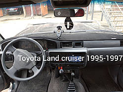 Накидка на панель приладів Toyota Land Cruiser 80, 1995-1997, Чохол/накидка на торпеду авто Тойота Ленд Крузер