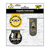 Закладки магнітні YES "Minions", 3 шт.
