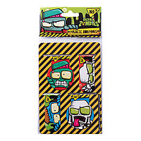 Закладки магнітні YES "Zombie", 4 шт