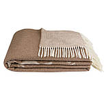 Плед з верблюжою шерстю Camel «Лого» Полуторний 140х190 см, фото 4