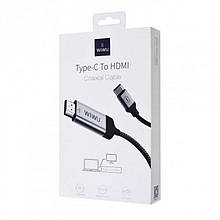 Кабель WIWU X9 Type-C to HDMI (black)