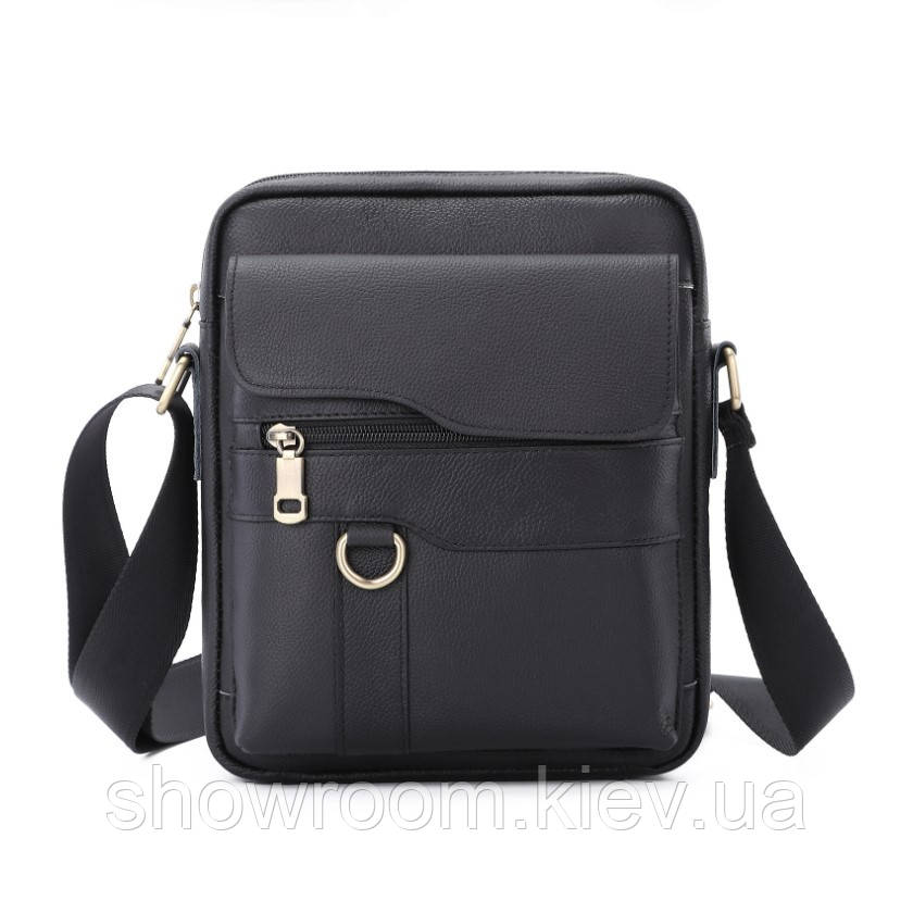 Невелика шкіряна сумка через плече Leather Collection (8870)