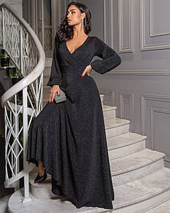 Красиве вечірнє плаття в підлогу, порядне плаття норма та батал новинка 2022