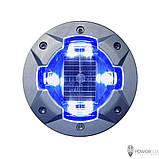 Автономний дорожній LED маячок PWSA10 із сонячною панеллю, фото 3