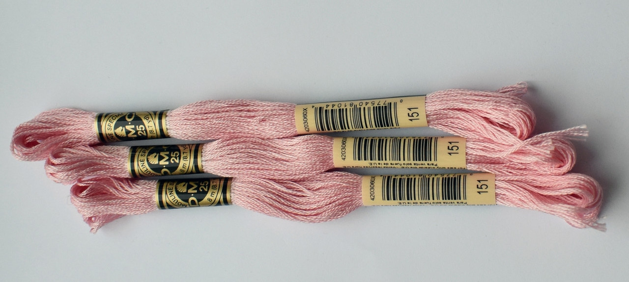 Нитки муліне DMC колір 151 пильна троянда дуж. св., арт.117, фото 1