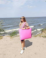 Пляжная сумка "Трансформер" (розовая)