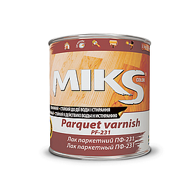 Лак паркетний MIKS Color ПФ-231 глянсовий 0.7кг
