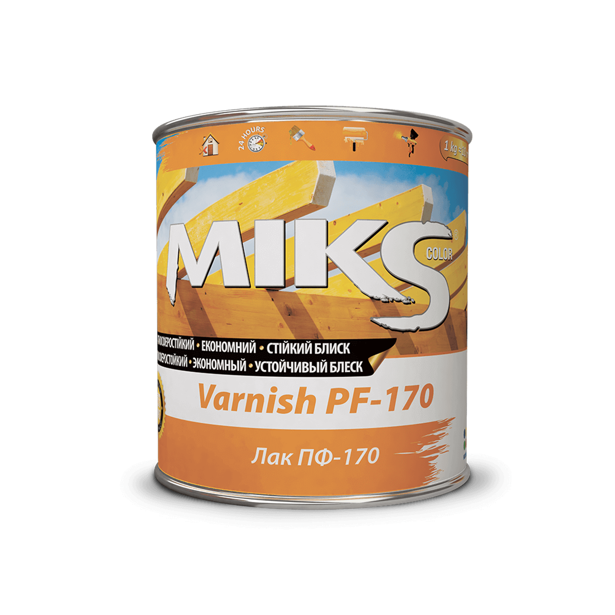 Лак MIKS Color ПФ-170 глянцевий 0.7кг