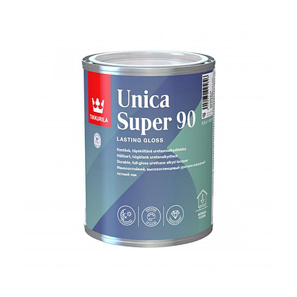 Лак для дерева Tikkurila Unica Super 90 глянсова 0.9л, фото 1