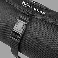 Сумка велосипедна West Biking YP0707247 Black 2L велосумка для велосипедистів шт., фото 5