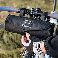 Сумка велосипедна West Biking YP0707247 Black 2L велосумка для велосипедистів шт., фото 6