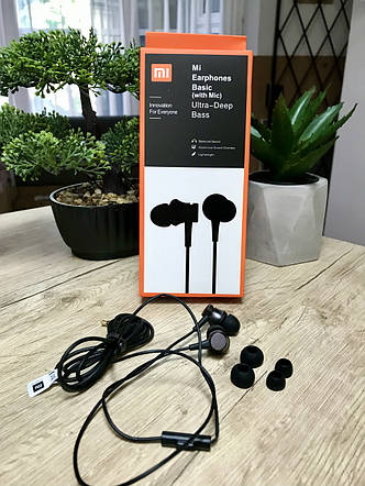 Наушники Xiaomi Mi Earphones Basic Проводные наушники ксиоми, фото 2