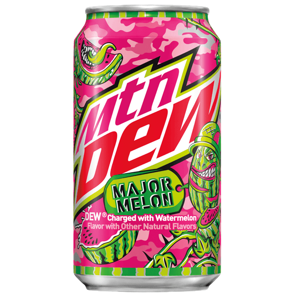 Газована вода Mountain Dew Major Melon 355 ml