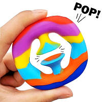 Игрушка Simple Dimple Snapperz Pop It Антистресс эспандер для пальцев Симпл Димпл Снаперс (Оригинальные фото)