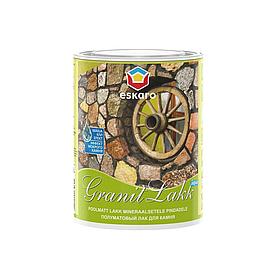 Лак для каменю Granit Lakk Aqua Eskaro напівматовий 0.95л
