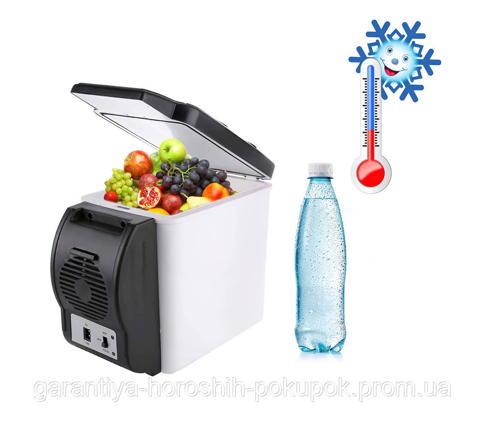 Мини холодильник в машину Portable Electronic 6L автомобильный холодильник 12 вольт | автохолодильник (GA) - фото 1 - id-p1455575006