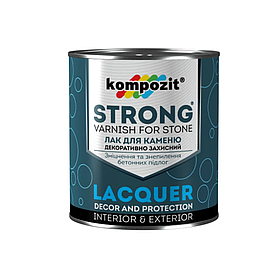 Лак для каменю Kompozit Strong глянцевий 0.9 л