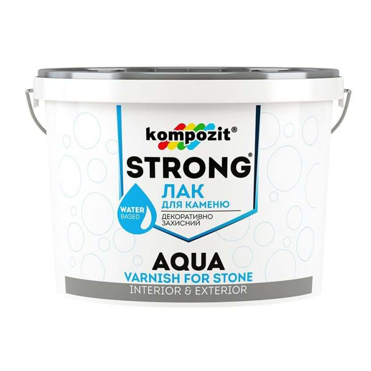 Лак для каменю Kompozit Strong Aqua 2.5л