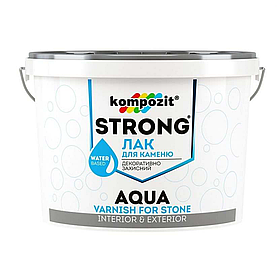 Лак для каменю Kompozit Strong Aqua 10л